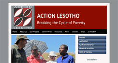 Desktop Screenshot of actionlesotho.ie